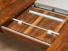 Load image into Gallery viewer, Room and Board Solid Walnut Dining Table with Leaves