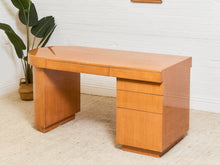 Load image into Gallery viewer, Art Deco Italian Maple Desk