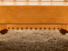 Load image into Gallery viewer, Beautiful Moroccan Unstained Hand Carved Wooden Sofa with Moucharabieh Paneling