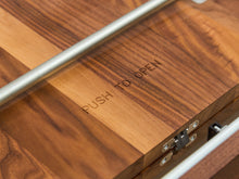 Load image into Gallery viewer, Room and Board Solid Walnut Dining Table with Leaves