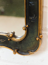 Load image into Gallery viewer, Vintage Friedman Brothers Rare Blue Hand Painted Chinoiserie Mirror