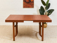 Load image into Gallery viewer, Expandable Dining Table with Sculptural Base Restored
