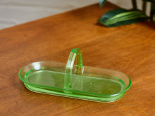Load image into Gallery viewer, Serving Tray Depression Glass