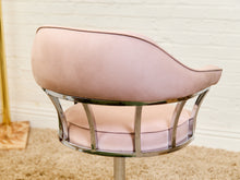 Load image into Gallery viewer, 1970’s Chrome Swivel Counter Stool