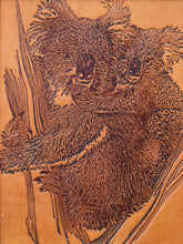 Load image into Gallery viewer, Koala Etched Wood Art