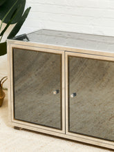 Load image into Gallery viewer, Angolo Metal Arte in Italy, 1960s Chrome and Mirror Glass Sideboard