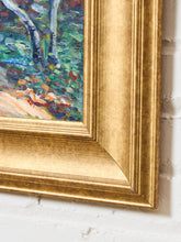 Load image into Gallery viewer, Impressionist Vintage Painting of a Park by Raymond Rosenberg