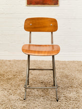 Load image into Gallery viewer, Walnut Plywood Industrial Chair