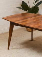 Load image into Gallery viewer, Room and Board Solid Walnut Dining Table with Leaves