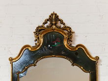 Load image into Gallery viewer, Vintage Friedman Brothers Rare Blue Hand Painted Chinoiserie Mirror