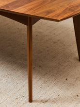 Load image into Gallery viewer, Room and Board Solid Walnut Dining Table with Leaves