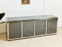 Load image into Gallery viewer, Angolo Metal Arte in Italy, 1960s Chrome and Mirror Glass Sideboard