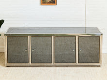 Load image into Gallery viewer, Angolo Metal Arte in Italy, 1960s Chrome and Mirror Glass Sideboard