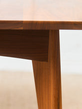 Load image into Gallery viewer, Room and Board Solid Walnut Dining Table with Leaves
