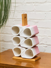 Load image into Gallery viewer, Vintage Set of 6 pink Napoleon Coffee Cups