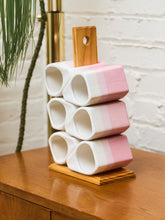 Load image into Gallery viewer, Vintage Set of 6 pink Napoleon Coffee Cups