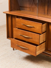 Load image into Gallery viewer, Kent Coffey Foreteller Mid-Century Modern Walnut China Cabinet