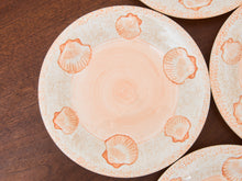 Load image into Gallery viewer, Set of 4 Post Modern Shell Desert Plates