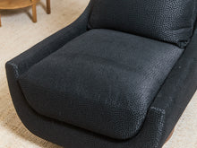 Load image into Gallery viewer, Atlas Swivel Chair in Symba Onyx