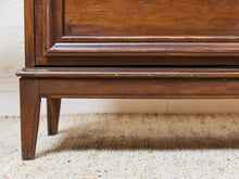 Load image into Gallery viewer, Nine Drawer, Mid-century Vintage Framed Walnut Dresser
