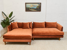Load image into Gallery viewer, Rowan Sectional Sofa in Terra Cotta