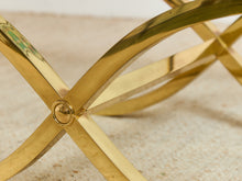 Load image into Gallery viewer, Estate Size Polished Brass Cocktail Coffee Table by La Barge Hollywood Regency