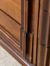 Load image into Gallery viewer, Nine Drawer, Mid-century Vintage Framed Walnut Dresser