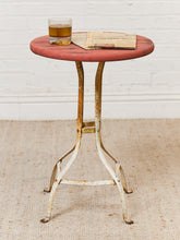 Load image into Gallery viewer, Industrial Vintage Red Side Table