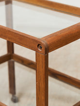 Load image into Gallery viewer, 1970’s Boho Oak Bar