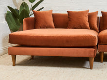 Load image into Gallery viewer, Rowan Sectional Sofa in Terra Cotta