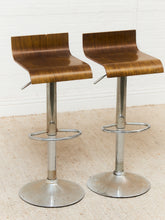 Load image into Gallery viewer, Pair of Bent Wood Stools