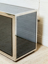 Load image into Gallery viewer, Angolo Metal Arte in Italy, 1960s Chrome and Mirror Glass Sideboard