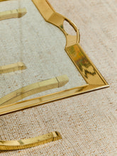 Load image into Gallery viewer, Estate Size Polished Brass Cocktail Coffee Table by La Barge Hollywood Regency