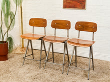 Load image into Gallery viewer, Walnut Plywood Industrial Chair