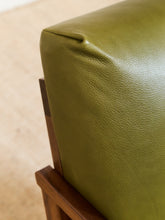 Load image into Gallery viewer, Zayden Lounge Chair in Green Leather