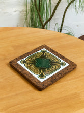 Load image into Gallery viewer, Mid century Cork and Tile Trivet