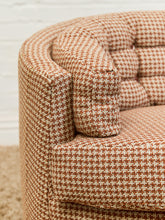 Load image into Gallery viewer, Houndstooth Amber Vintage Swivel Chair
