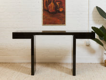 Load image into Gallery viewer, Black Lacquered Entry Table