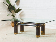 Load image into Gallery viewer, Large Chunky Post Modern Coffee Table