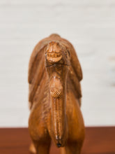 Load image into Gallery viewer, Vintage Hand Carved Wood Camel Sculpture Large