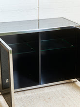 Load image into Gallery viewer, Angolo Metal Arte in Italy, 1960s Chrome and Mirror Glass Sideboard