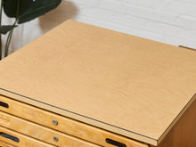 Load image into Gallery viewer, Vintage Distressed Industrial Wood Primitive School House Artist Flat Files Cabinet #4