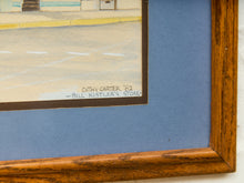 Load image into Gallery viewer, Bill’s on Main Street Vintage Mixed Media Original Artwork Cathy Carter