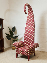 Load image into Gallery viewer, Curved Sculptural Polkadot Art Sculpture Chair