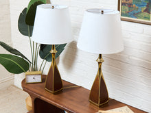 Load image into Gallery viewer, Pair of Vintage Laurel Lamps