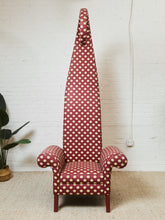 Load image into Gallery viewer, Curved Sculptural Polkadot Art Sculpture Chair
