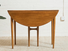 Load image into Gallery viewer, Vintage Mid Century Oblong Dining Table with Drop Leaf