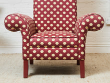 Load image into Gallery viewer, Curved Sculptural Polkadot Art Sculpture Chair