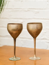 Load image into Gallery viewer, Silver Plated Antique Goblets