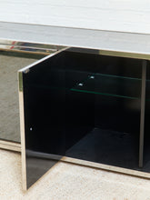 Load image into Gallery viewer, Angolo Metal Arte in Italy, 1960s Chrome and Mirror Glass Sideboard